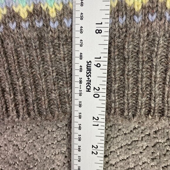 Vintage Braemar Sweater Women's 36 Scottish Shetland Wool Crewneck Fair Isle - Picture 9 of 9